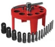 Kit d'outils de perçage rotatif pour bijoux en acier inoxydable, table de poinçonnage pour formes irrégulières 6-38 MM pour la fabrication de bijoux DIY (échantillon/moule) - Product Image 3
