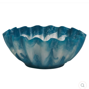 Food Safe Polished Resin Classic Chocolate Salad Serving <b>Bowl</b> Handmade Eco-Friendly Kitchen Home Restaurant Stocked Lightweight - Product Image 3
