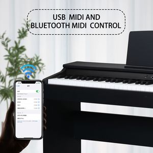 Pianoforte Digitale GDP 105 con 88 Tasti Pesati Standard, Tastiera a Martelli, Triplo Pedale, Cuffie, Adattatore di Alimentazione e Supporto per Pianoforte - Product Image 6