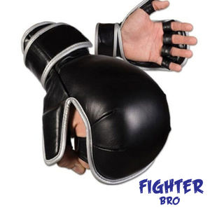 Gants de combat MMA en cuir artificiel pour entraînement et sparring, Muay Thai, Kickboxing, logo personnalisé, ajustement professionnel - Product Image 6