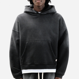 Custom Streetwear Oversized Sun Faded Tracksuit For Men Best <b>Clothing</b> Manufacturers Men Sun Faded Tracksuit Set - Product Image 6