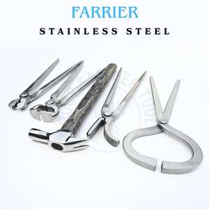 Wholesale Farrier Tools Set Horse <b>Hoof</b> Trimming and Shoeing Kit with Hammer <b>Hoof</b> Nipper Tester Nail Puller Alligator & Clincher - Product Image 3