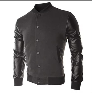 Chaqueta Varsity Casual de Invierno para Hombre, Diseño Personalizado a la Moda, 100% Algodón, Ligera y Sólida, a Bajo Precio - Product Image 6