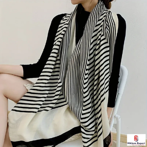 Custom Luxury Printed Long <b>Scarf</b> Soft Fabric Head <b>Scarf</b> Private Label Branding OEM ODM Textile Manufacturer Wholesale - Product Image 1
