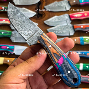 โรงงาน UA จำหน่ายมีดเหล็กดามัสกัสแบบขายส่งโดยตรง มีดทำมือสำหรับล่าสัตว์ มีดใบตายสำหรับตั้งแคมป์และกิจกรรมกลางแจ้ง - Product Image 4