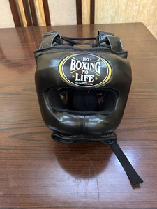 Protector de Cabeza de Boxeo No Boxing No Life, Cuero de Alta Calidad, Precio al por Mayor, Protector de Cabeza Duradero y Protector, Ajuste Seguro y Ajustable - Product Image 1