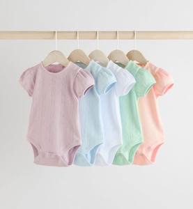 Combinaison bébé 95% bambou 5% élasthanne, coupe extensible, confortable, body pour nourrisson - Product Image 1