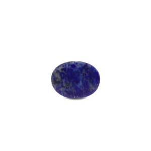 Natural Lapis Lazuli Loose Gemstone-8.1 Carat Certified Pear Cabochon - Product Image 2