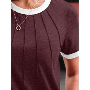 2025 2025, blusas elegantes a la moda para mujer, trajes informales de negocios, blusas de manga corta y vestidos informales de primavera y verano - Product Image 4