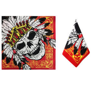 Pañuelo de Sol para Mujer al por Mayor, Personalizado, Transpirable, Multifuncional, de Algodón para Exteriores, con Estampado Digital de Personajes y Cuadros Estilo Western - Product Image 6