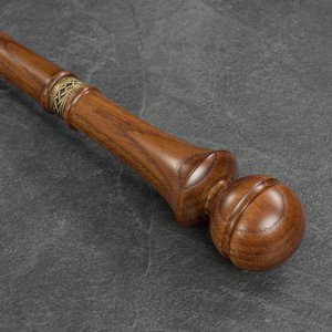 Bastón de madera maciza natural con punta de bola y banda de latón, duradero para uso doméstico, soporte diario para caminar para personas mayores, venta al por mayor - Product Image 5