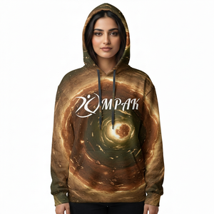 Sweat à capuche unisexe oversize décontracté urbain pour l'hiver avec broderie et impression par sublimation pour les marques avant-gardistes - Product Image 1