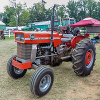 Tracteur agricole multifonctionnel 4x4 à démarrage électrique, automatique, avec pompe, moteur à roulement, moteur 70 CV, transmission par engrenages MF165