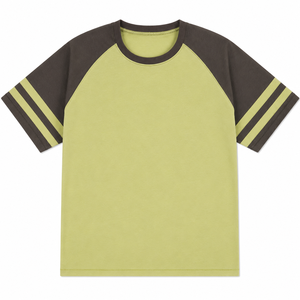 เสื้อยืดแขนยาวแบบแร็กแลน OEM สปอร์ต ทอแบบนิตติ้ง สวมใส่สบายๆ ทุกวัน ผลิตภัณฑ์เสื้อผ้าคุณภาพสูง - Product Image 1