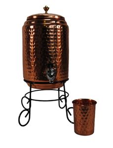 Stylish Copper <b>Water</b> Dispenser For Healthy <b>Drinking</b> <b>Water</b> Storage In Homes Offices And Commercial Spaces - Product Image 1