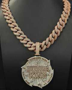 Men Jewelry Pass Diamond Tester 14K Gold Plated 925 Silver Letter Name Logo Hip Hop Iced Out Chain Custom VVS Moissanite Pendant - Product Image 1