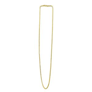 Colliers en chaîne de corde plaqués or micro 14K 18K 24K pour femmes en gros, bijoux de mode, design moderne de luxe, chaîne en laiton - Product Image 3
