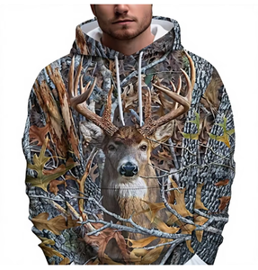 Sweat à capuche camouflage haut de gamme pour homme, idéal pour la chasse et les activités de plein air, pull chaud personnalisé - Product Image 1