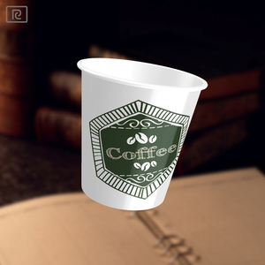 Gobelet en papier jetable de qualité alimentaire recyclable à paroi simple de 22 oz imprimé sur mesure avec revêtement PE anti-fuite pour café, marque Riiqi - Product Image 5