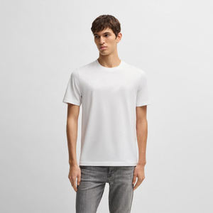 Camiseta Personalizada de Alta Calidad, 100% Algodón Tejido, Formal, Oversize, Lisa, Ecológica, para Hombre, Impresión DTG, Corte Cuadrado, Venta al Por Mayor - Product Image 1