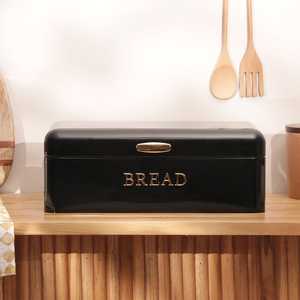 Boîte de rangement en métal au design luxueux avec couvercle en bois pour l'organisation du garde-manger et la décoration élégante de la maison - Product Image 2