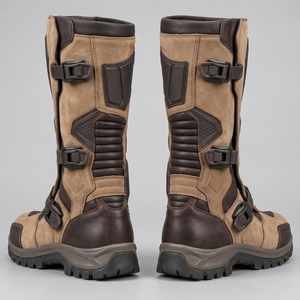 Bottes de moto longues, design personnalisé, chaussures de course avec semelle à forte adhérence et protection de la cheville pour les pilotes professionnels et les motards de tourisme - Product Image 6