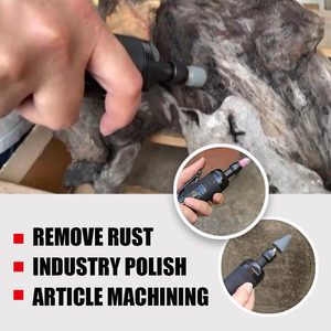 Kit de amoladora neumática para esmerilado y pulido de metales con pinzas y juego de piedras Taiwán - Product Image 5