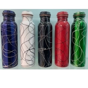 Kitchenware Fruits Juice Storage Copper <b>Bottle</b> <b>Drinking</b> Juices Health Benefit Copper Water <b>Bottle</b> Supply By India - Product Image 4