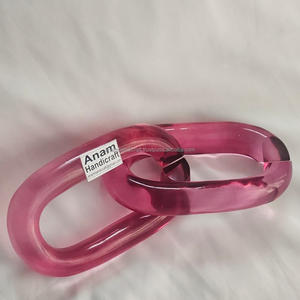 Adornos de Pared de Cadena Acrílica Modernos Personalizados, Hechos a Mano, Adornos Colgantes de Resina Modernos para Decoración del Hogar, Listos para el Festival Diwali - Product Image 2