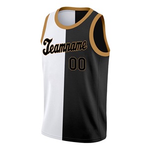 Nouvelle Arrivée Vente Chaude Maillots de Basketball Personnalisés à Logo Avant Pas Chers Maille Respirante 100% Polyester Anti-Bactérien Sans Manches Unisexe - Product Image 5