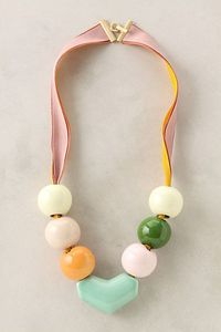Handmade Resin <b>Necklace</b> for Women, Colorful Designer Pendant Jewelry, Unique Artistic <b>Statement</b> <b>Necklace</b>, Lightweight Fashion - Product Image 3