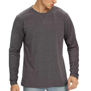 100% cotton wholesale men's stylish long sleeve t-shirt - Product Image 6