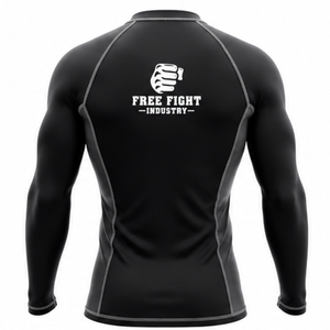 Rashguards pour hommes en tissu polyester/nylon respirant à séchage rapide, logo personnalisable, manches courtes, rashguard MMA, t-shirt de compression - Product Image 4