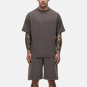 Men's Solid Color Cotton Gym Running Bermuda Shorts Casual Mid Waist <b>Elastic</b> Comfortable Breathable Woven Style Quick Dry High - Product Image 1