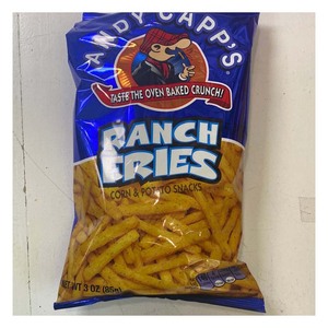 Venta al por mayor de bolsas de plástico personalizadas con sellado de 3 lados para papas fritas Ranch de 85g a bajo precio - Product Image 1