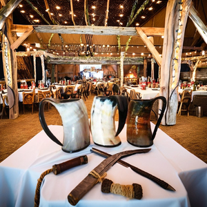 Nueva Taza de Cuerno de Búfalo Natural Hecha a Mano, Taza Vikinga para Cerveza y Café, Vajilla Rústica Ecológica - Product Image 1