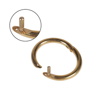 Anillo Nasal de Latón Resistente para Ganado, Herramienta Profesional para Manejo de Ganado Vacuno, Ovino y Caprino en Granjas y Ranchos - Product Image 1