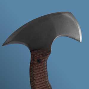 Hache avec lame en acier au carbone et manche en bois pour la survie - Product Image 3