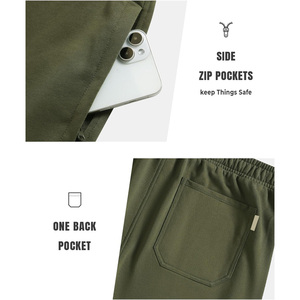 Shorts de sport en coton avec personnalisation de marque, shorts décontractés pour l'entraînement, fabrication OEM au Pakistan, exportation mondiale - Product Image 5