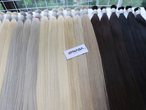 Extensions de cheveux vierges vietnamiennes à donneur unique, couleurs claires droites naturelles de haute qualité, extensions humaines super doublement dessinées - Product Image 5
