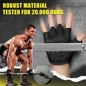 Ventilated <b>Weight</b> Lifting <b>Gloves</b>, Thick Padded Workout Gym <b>Gloves</b> with Full Palm Protection & Grip & Shock Absorption for Women - Product Image 2