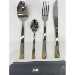 Stainless Steel Flatware <b>Sets</b> Silver Finish For Restaurant Hotel Supplies Dinnerware Elegant <b>Cutlery</b> <b>Set</b> <b>Reusable</b> Food Grade - Product Image 3