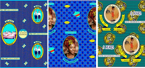 Tissu en coton imprimé africain sur mesure pour vêtements, uniformes d'église, robes, fabricant et fournisseur de textiles OEM ODM - Product Image 3