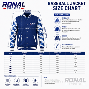 เสื้อแจ็คเก็ตวาร์ซิตี้ผู้ชาย RONAL SPORTS สีน้ำเงินลายพราง แขนเสื้อติดกระดุม สไตล์สปอร์ต เหมาะสำหรับใส่ในฤดูใบไม้ร่วง มีไซส์พลัสสำหรับผู้ชาย - Product Image 6