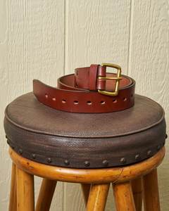 Brown Color <b>Men's</b> Vintage Formal Pin Buckle <b>Belt</b> High Quality Steel Luxury Eco-Friendly Waterproof BS INTERNATIONAL Hot Leather - Product Image 5