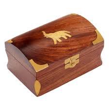 Handmade Wooden Jewellery Box for Women Square <b>Elephant</b> Design Jewelry Organizer Storage Box - Product Image 6