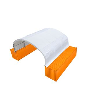 Telo di copertura in PVC da 17 once per container con doppia tralicciatura 30FT X 20FT, resistente, TMG DT3020C - per ripostiglio attrezzi o capannone di stoccaggio - Product Image 4