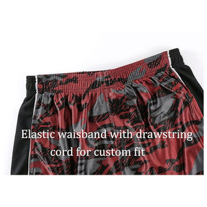 กางเกงขาสั้นบาสเก็ตบอลแห้งเร็วสำหรับผู้ชายกางเกงขาสั้นสำหรับเล่นกีฬาวิ่งออกกำลังกายออกกำลังกายระบายอากาศน้ำหนักเบา - Product Image 6