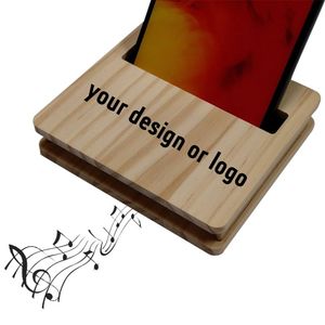 Soporte para Teléfono con Difusor de Aroma y Amplificador, Diseño de Madera con Signo Zodiacal Escorpio - Product Image 5