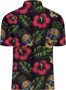 Polo personnalisé en sublimation, tissu respirant de haute qualité, vêtements de sport légers, idéal pour les équipes, les clubs, les marques, usine OEM. - Product Image 4
